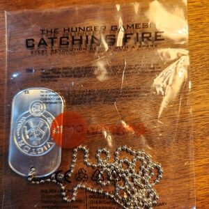 Catching Fire Victory Silver Necklace